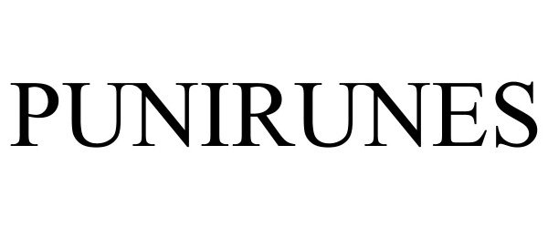 Trademark Logo PUNIRUNES