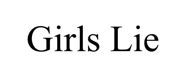  GIRLS LIE
