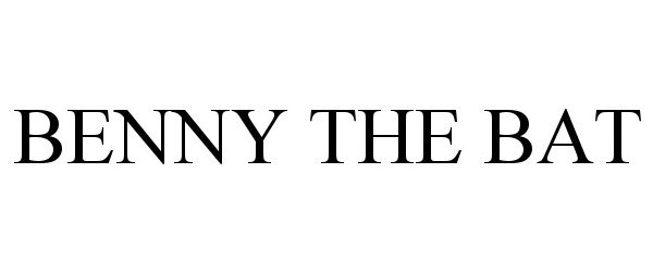Trademark Logo BENNY THE BAT