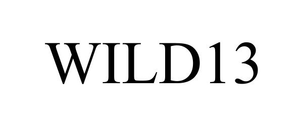 Trademark Logo WILD13