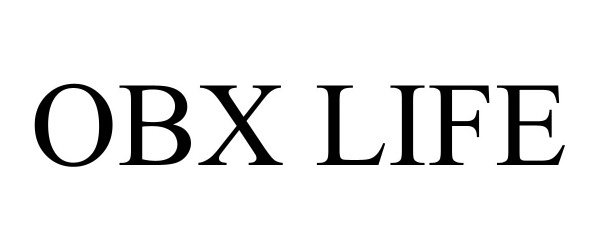 Trademark Logo OBX LIFE