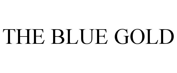 Trademark Logo THE BLUE GOLD