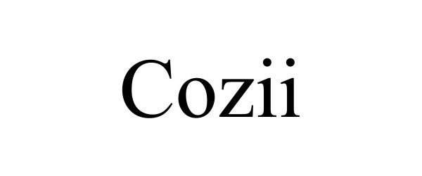 Trademark Logo COZII