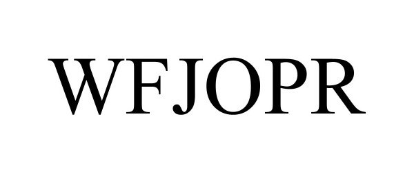 Trademark Logo WFJOPR