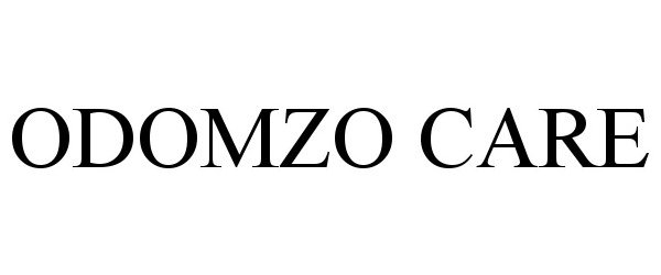 Trademark Logo ODOMZO CARE