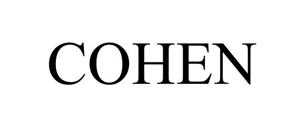 Trademark Logo COHEN