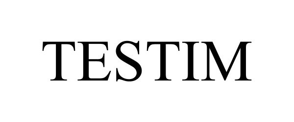 Trademark Logo TESTIM