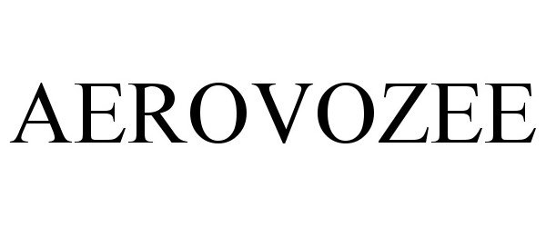 Trademark Logo AEROVOZEE