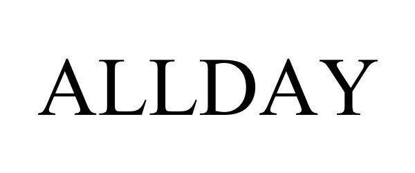 Trademark Logo ALLDAY