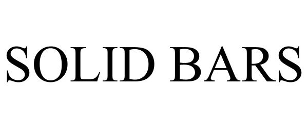 Trademark Logo SOLID BARS