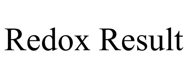 Trademark Logo REDOX RESULT