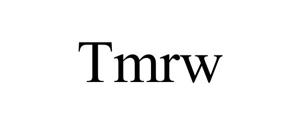 Trademark Logo TMRW