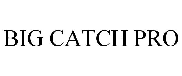 Trademark Logo BIG CATCH PRO