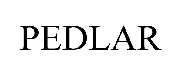 Trademark Logo PEDLAR