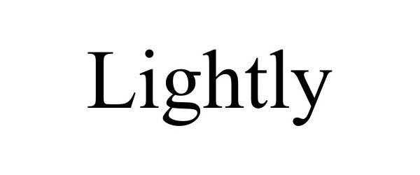 Trademark Logo LIGHTLY