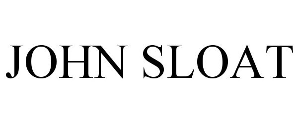 Trademark Logo JOHN SLOAT