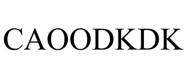  CAOODKDK