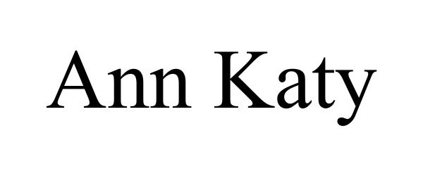 Trademark Logo ANN KATY