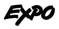  A STYLIZED VERSION OF THE WORD, EXPO
