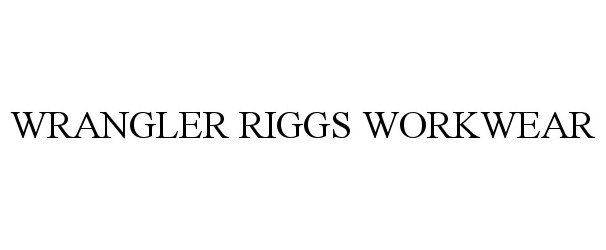  WRANGLER RIGGS WORKWEAR