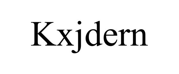 Trademark Logo KXJDERN