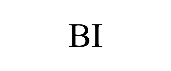 Trademark Logo BI