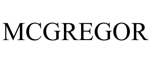 Trademark Logo MCGREGOR