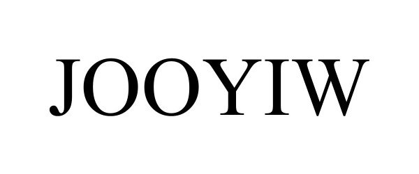 Trademark Logo JOOYIW