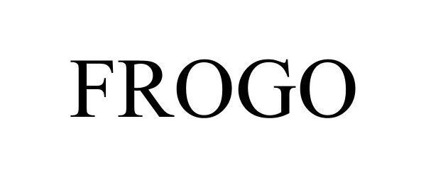Trademark Logo FROGO