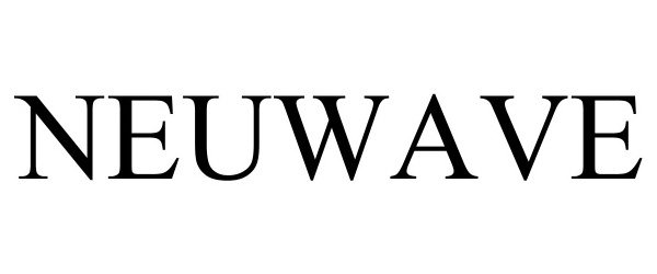 Trademark Logo NEUWAVE