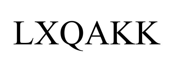 Trademark Logo LXQAKK