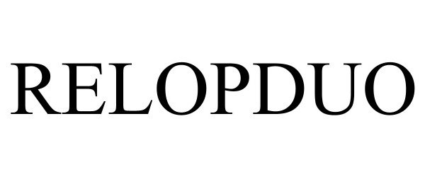 Trademark Logo RELOPDUO