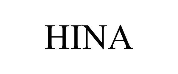 Trademark Logo HINA