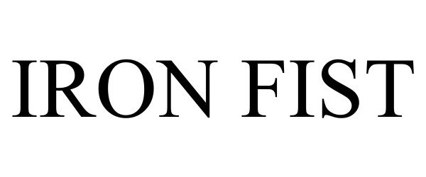 Trademark Logo IRON FIST