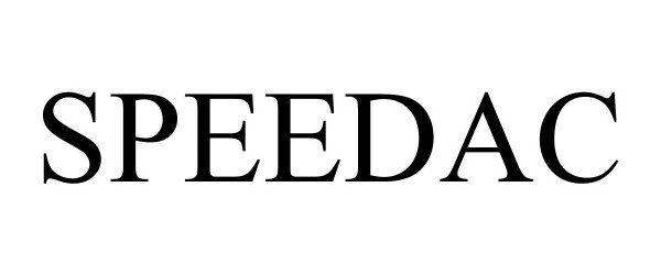 Trademark Logo SPEEDAC