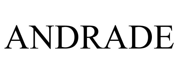 Trademark Logo ANDRADE