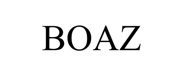Trademark Logo BOAZ