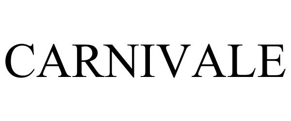 Trademark Logo CARNIVALE