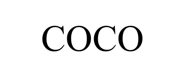 Trademark Logo COCO