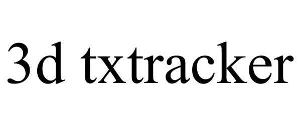 Trademark Logo 3D TXTRACKER