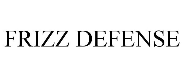 Trademark Logo FRIZZ DEFENSE