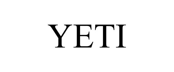 Trademark Logo YETI