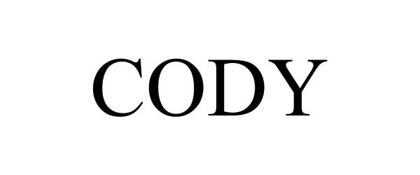 Trademark Logo CODY