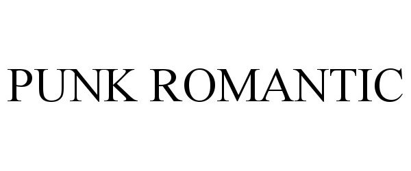 Trademark Logo PUNK ROMANTIC