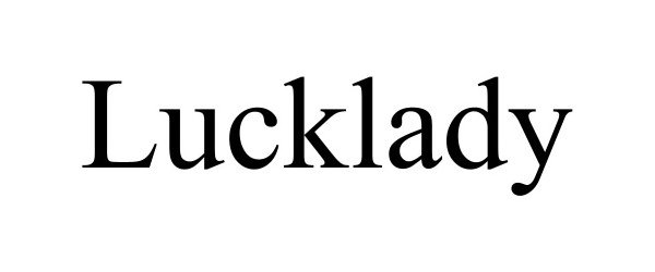 Trademark Logo LUCKLADY
