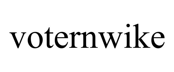 Trademark Logo VOTERNWIKE