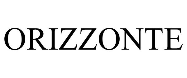 Trademark Logo ORIZZONTE