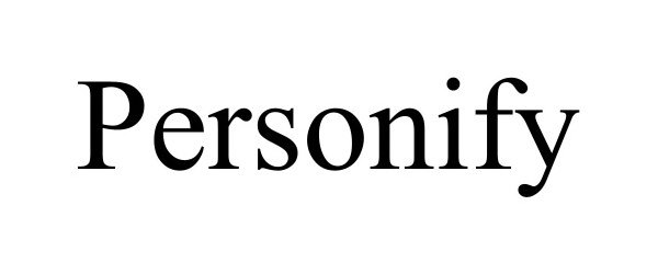 Trademark Logo PERSONIFY