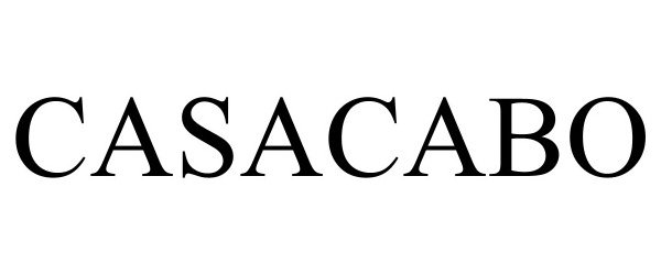 Trademark Logo CASACABO