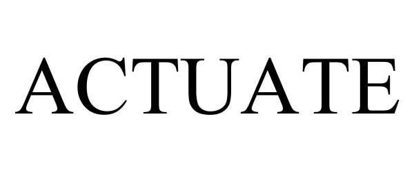 Trademark Logo ACTUATE